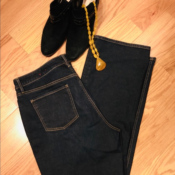 Talbots Denim - Talbots flawless five pocket boot dark wash jeans